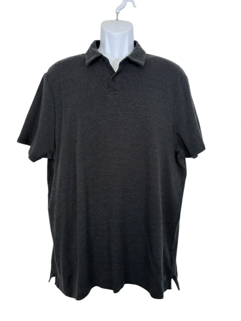 Banana Republic Polo Shirts XXL Lot 2 Green Grey Cotton Short Sleeve Casual